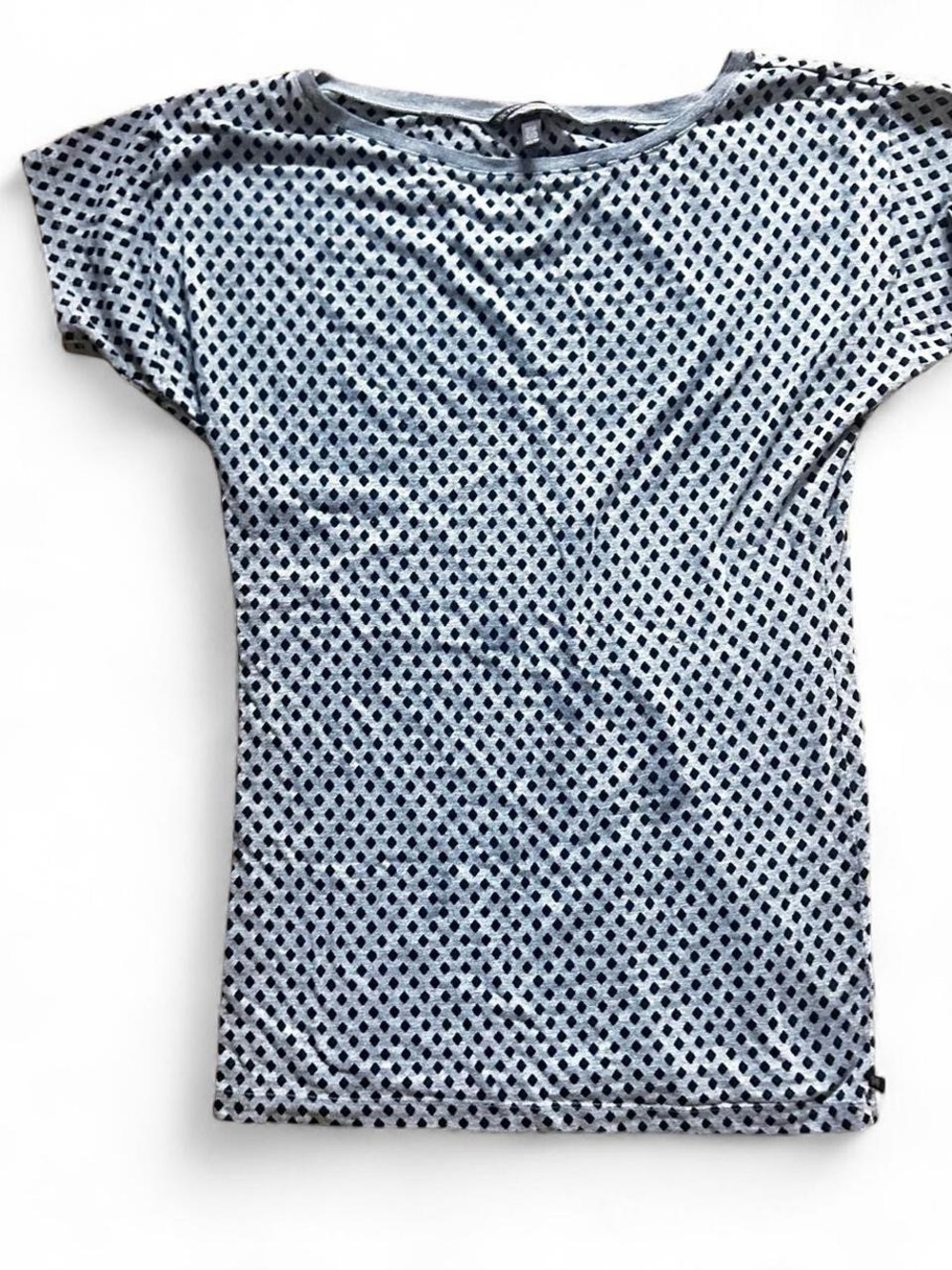 Victoria’s Secret grey and black Polka Dot Women's tee soft T-shirt summer Top